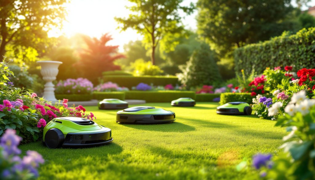 découvrez notre sélection des meilleurs robots tondeuses spécialement conçus pour entretenir efficacement des jardins de 1000 m². profitez d'une pelouse parfaitement tondue sans effort grâce à ces modèles performants et innovants.
